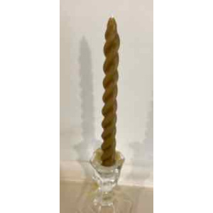 7.5″ Spiral Taper candle | Dogwood Acres